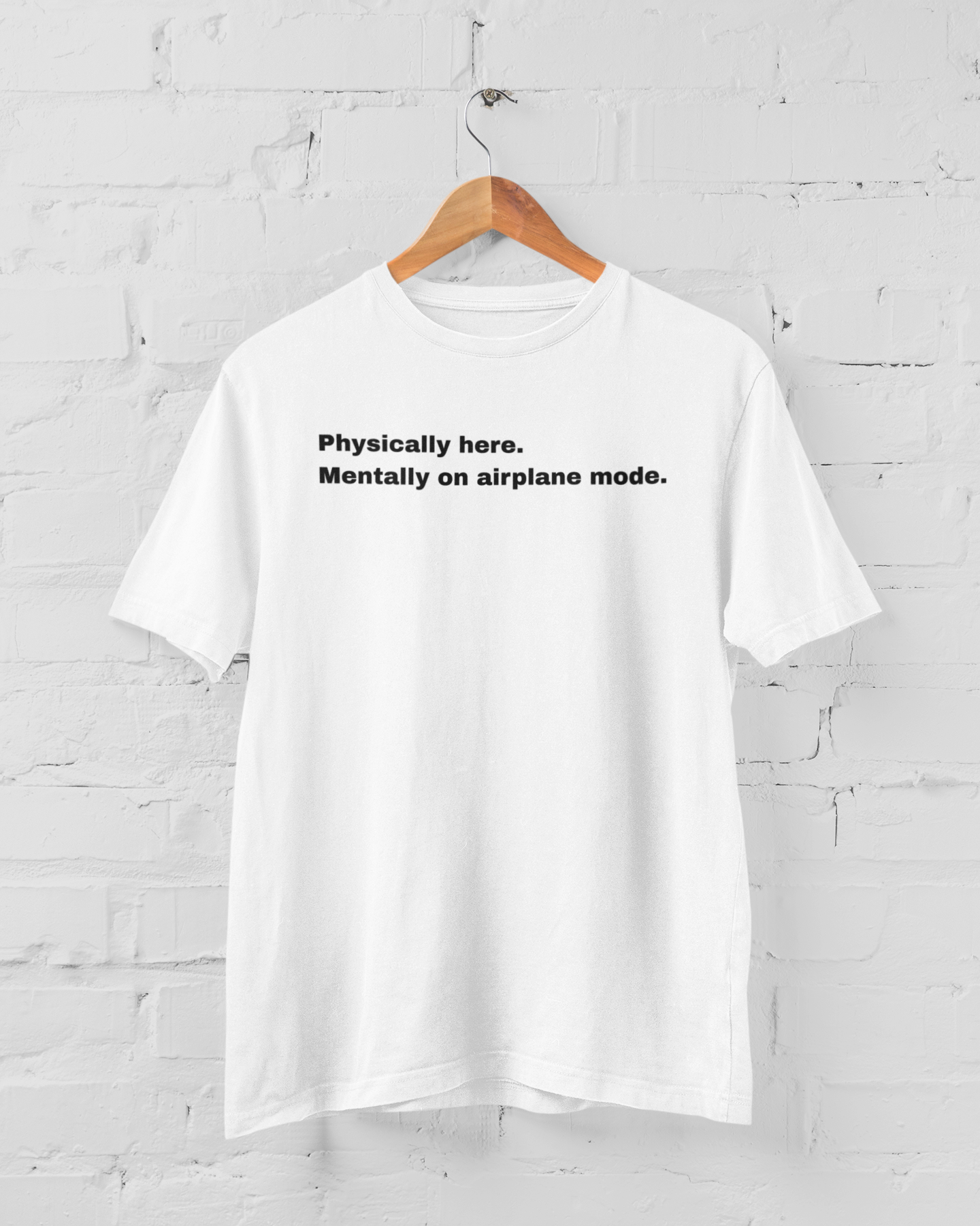 Physically here
